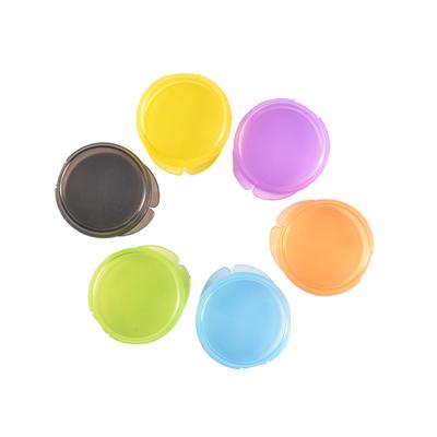 1 st Mini Runda Plast Små Lådor Piller Smycken Förvaringsask Behållare Förvaring Liten Pillerburk Bärbar Resa Hem