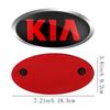 1 Stück Auto Frontklappe Emblem Heckklappe Abzeichen Aufkleber für Kia Rio Picanto Sportage Niro Morning Ceed Optima Seltos Sorento Cerato