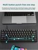 K620 Wired & Bluetooth RGB Gaming Mechanical Keyboard, Hot-Swappable, Blue Switch, Type-C