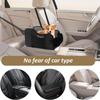 Siège auto pour chiot moins de 6,3 kg Siège auto pour chien Consoles Pliable Portable Coussin rehausseur Transporteur Pour camion Siège avant arrière Intérieur