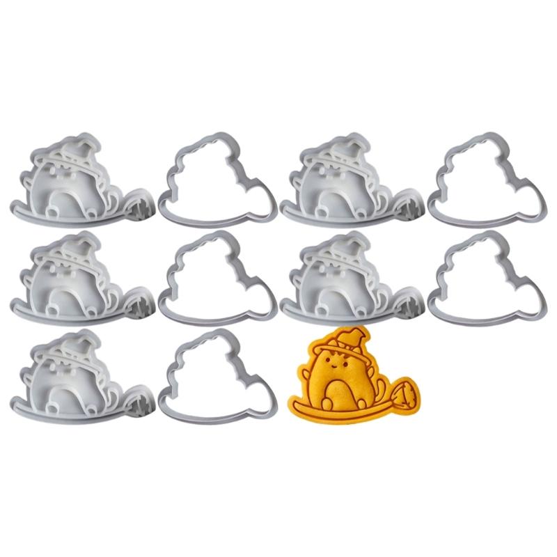 5 Set Cookie Moulds Biscuit Molding Pastrys Decorating Molds Halloween Biscuit Moulds Baking Supplies for Biscuit