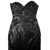 Sexy slim fit heavy industry bead tube top, hip tube top temperament advanced sense party dinner annual meeting evening dress