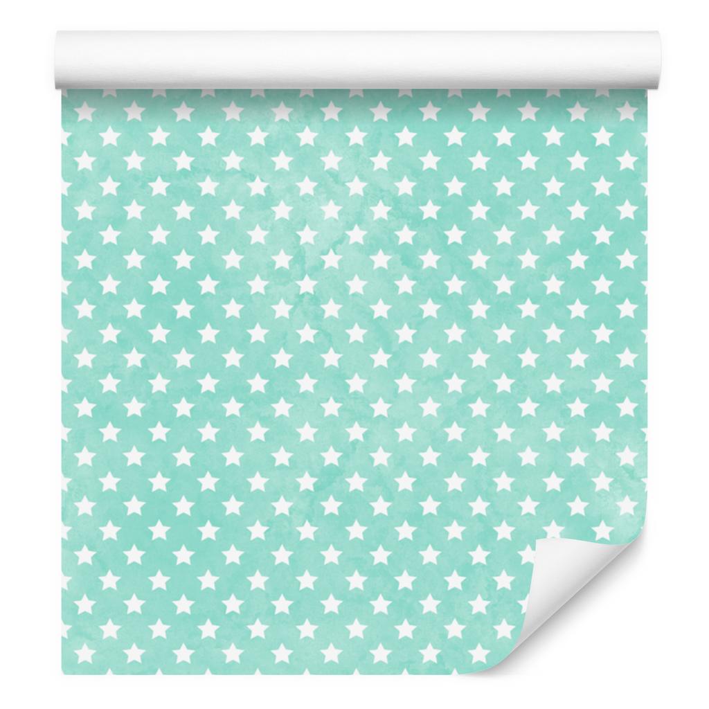 Mint Stars Wallpaper, Clear Detail for Living Room and Bedroom 50x1000