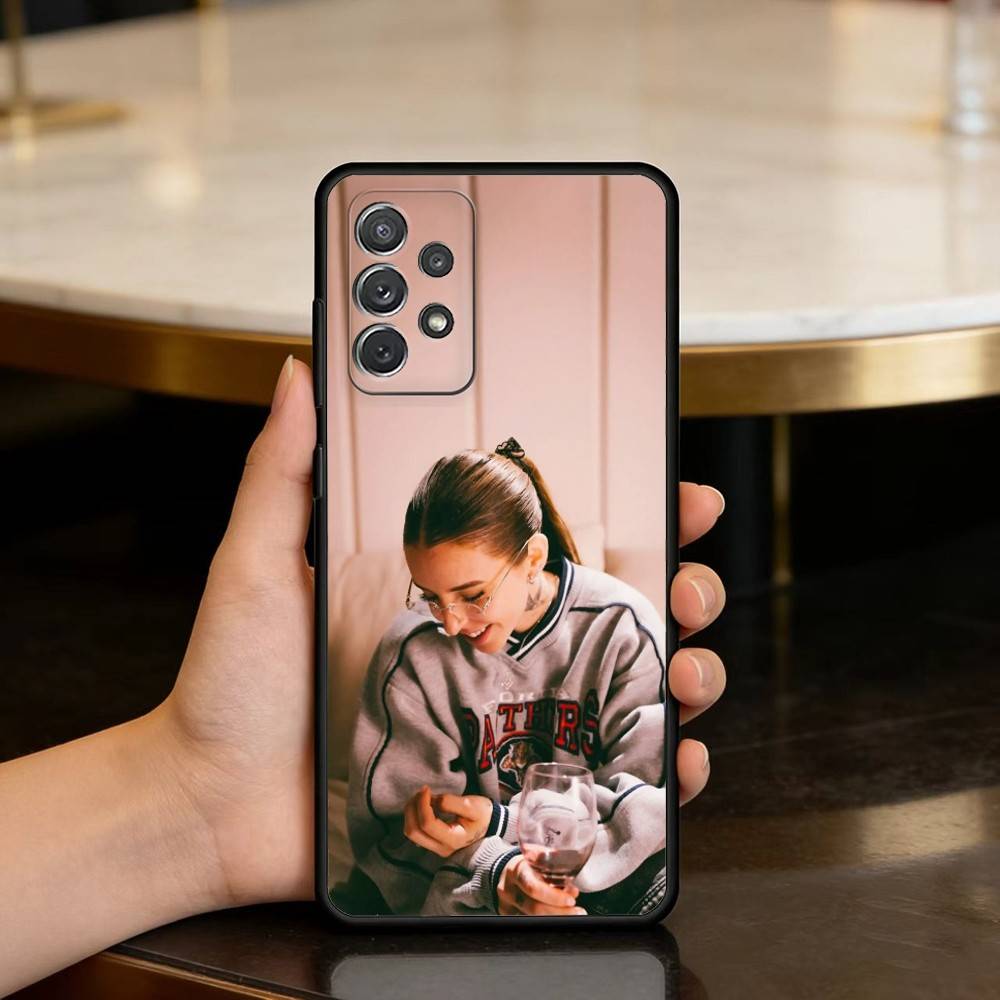 Hot Y-Young M-Miko Singer Phone Case For Samsung Galaxy A73,A72,A71,A70,A53,A52,A51,Soft Silicone Black Cover