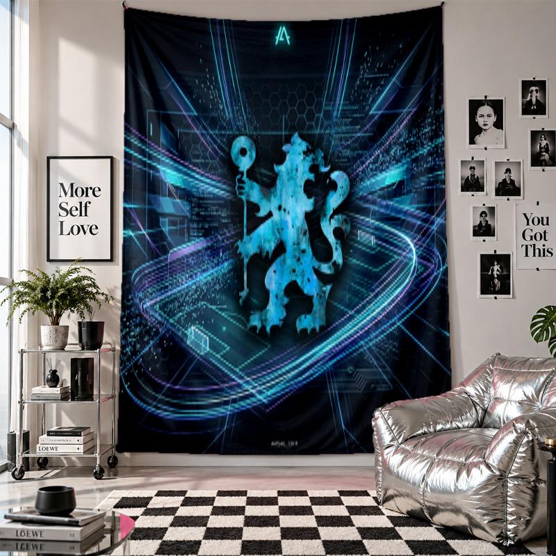 Chelsea FC Wall Tapestry Home Decor Wall Hanging Cloth for Bedroom Living Room Background