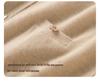Lekasha Women's Round Neck Cashmere Cardigan - Loose Knit Sweater Jacket
