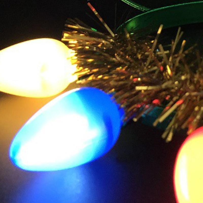 Weihnachts-LED-Glühbirnen-Stirnband Leuchtet im Dunkeln Partyzubehör Leuchtende Kopfbedeckung Haarschmuck für Frauen Mädchen