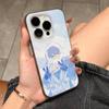 Anime F-Frieren Beyond Journeys End Phone Case For IPhone 17 16 15 14 13 12 11 Pro Max Plus Pro Stripe Soft Cover