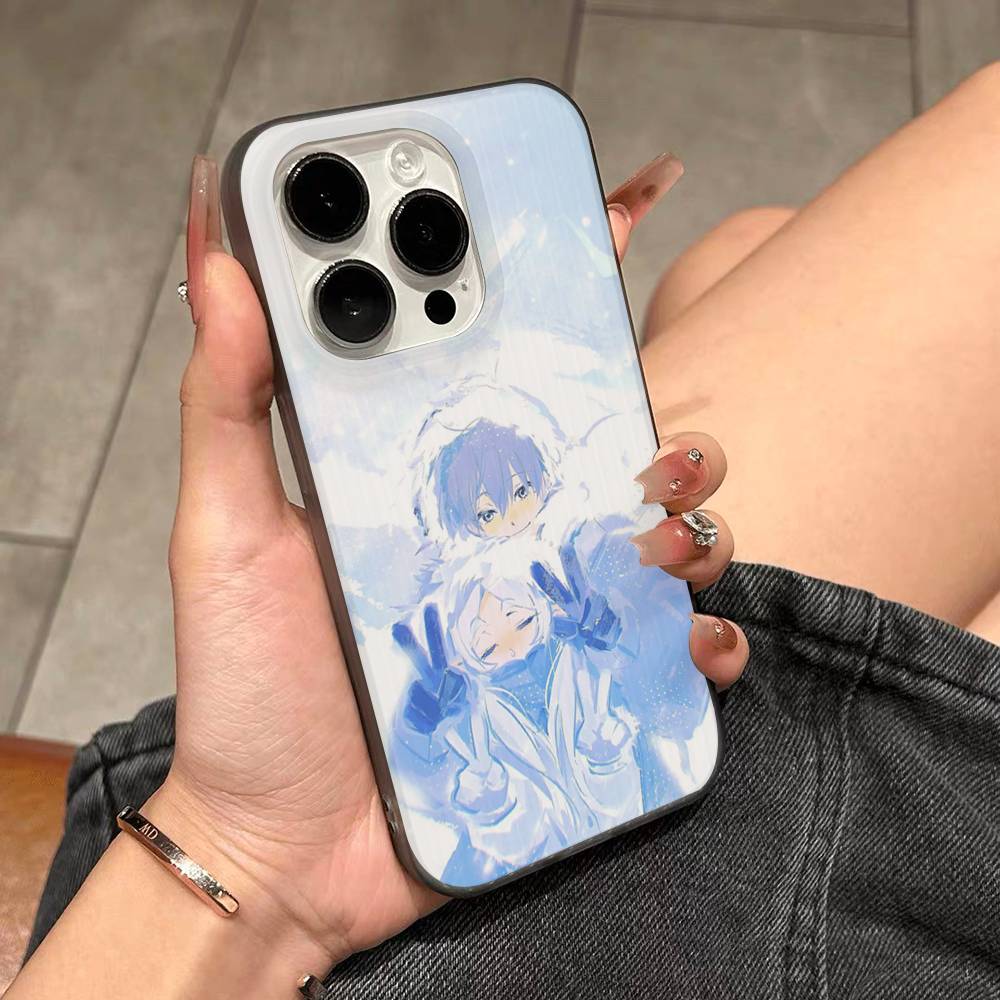Anime F-Frieren Beyond Journeys End Phone Case For IPhone 17 16 15 14 13 12 11 Pro Max Plus Pro Stripe Soft Cover