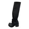 Niche Design Fashionable Boots 2025 Autumn New Retro Spice Girls Stacking Boots Thick Heel Thin Knight Boots