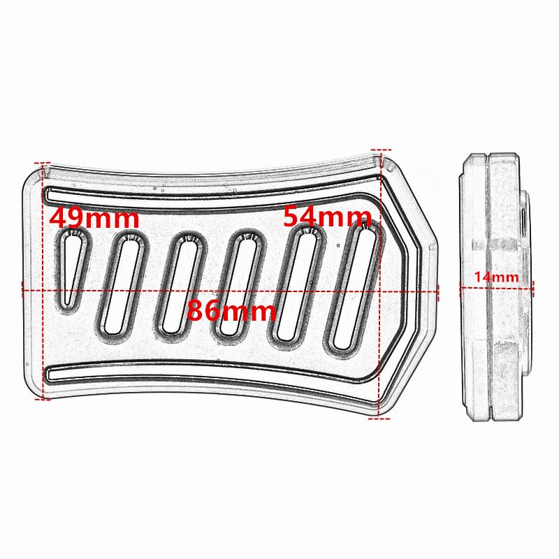 Μοτοσυκλέτα Για Honda CMX 300 500 CM500 CM300 Rebel500 2017 2018 Αξεσουάρ Μασπιέ Πεντάλ Μπροστινό Πεντάλ