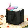 4 Compartment Drink Bag No-Spill Multiple Tumbler Carrier Caddy Insulated 4 Cup Drinking Carrier for Family Outings & Daily Use