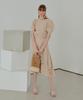 ETMON Pintuck String Dress, Beige
