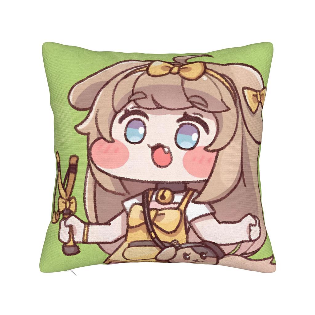 Decorative Pillowcase Trickcal CChibi Go Games Merchandise Home Pillow Case Cover Square Multiple Sizes