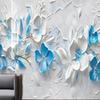 3d Embossed Flower Mural Modern Minimalist Wall Mural Living Room Tv Sofa Bedroom Background Wallpaper Home Decor
