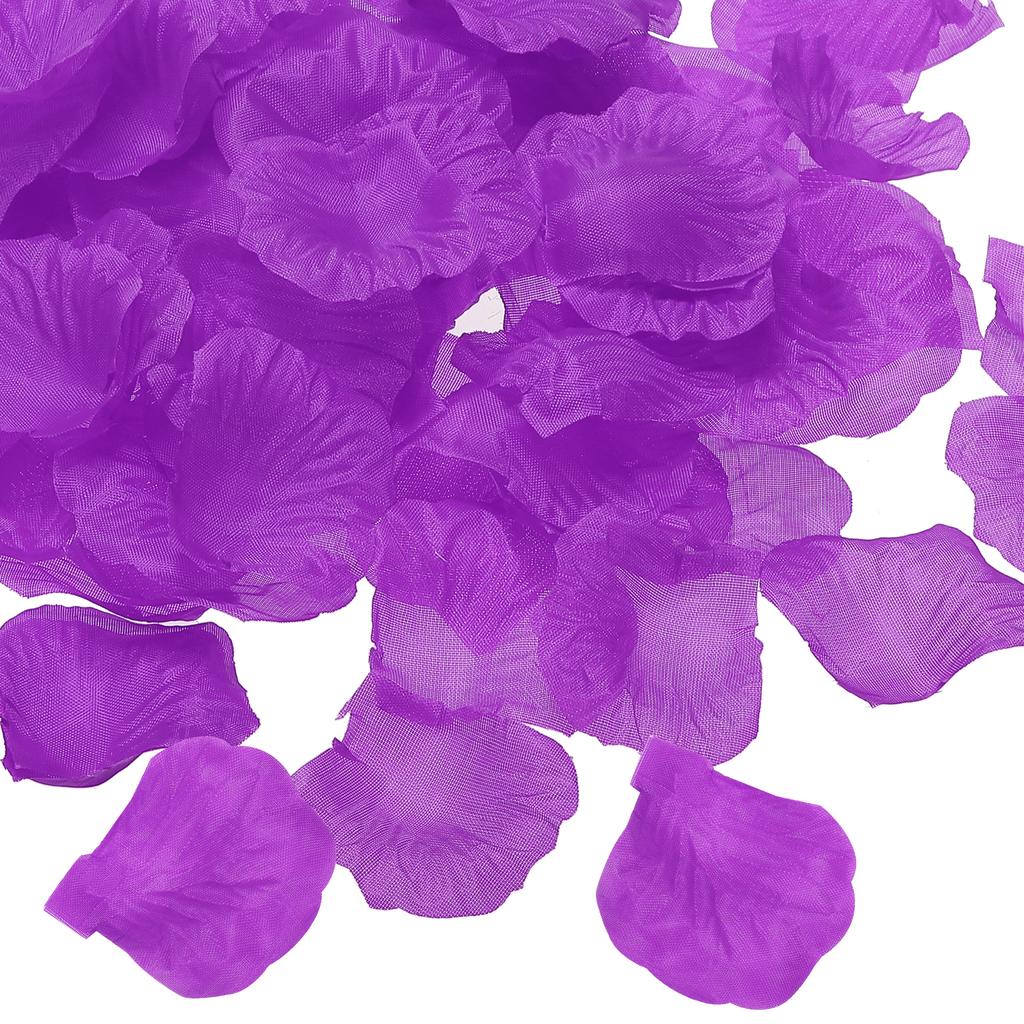 1000Pcs Artificial Rose Petals Fake Flowers Silk Petal Decoration Supplies for Romantic Night Wedding Party Event Decor