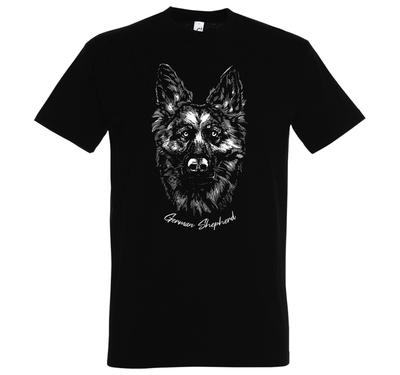 Youth Designz T-shirt da uomo Pastore Tedesco con Stampa Cane Divertente Carino Divertente