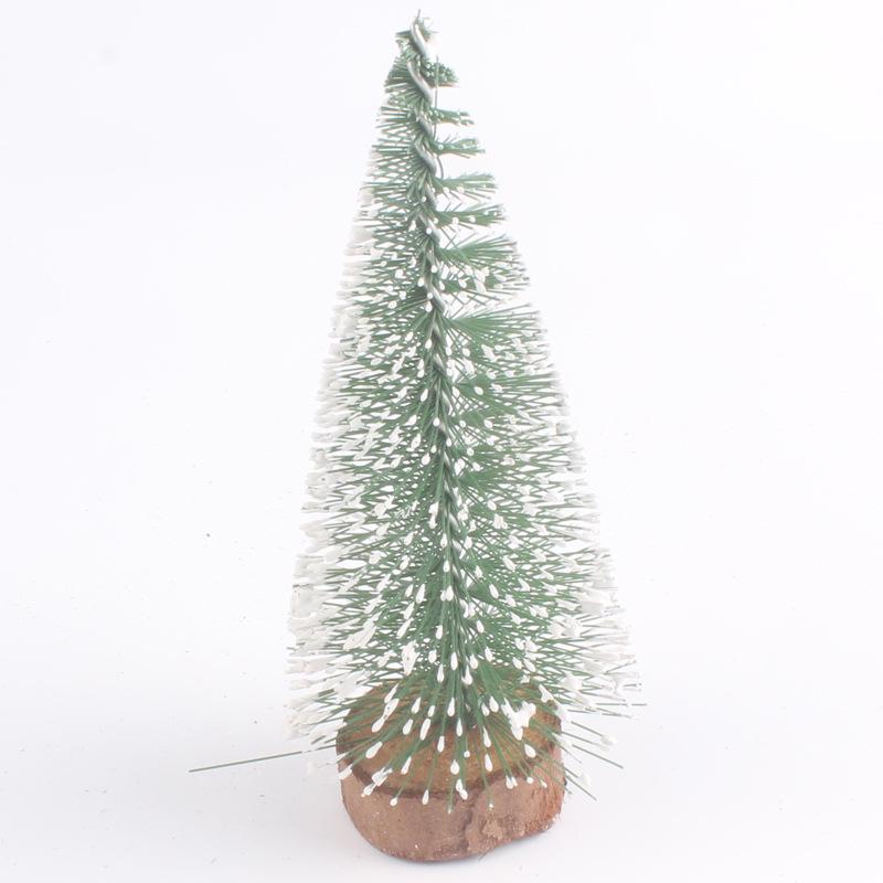 Mini Christmas Tree Desktop Decoration DIY Pine Needle Christmas Decorations Christmas Tinted White Cedar Small Christmas Tree