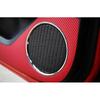 Car Inner Door Speaker Horn Cover Trim For Ford Mustang 2015- Silver Chrome