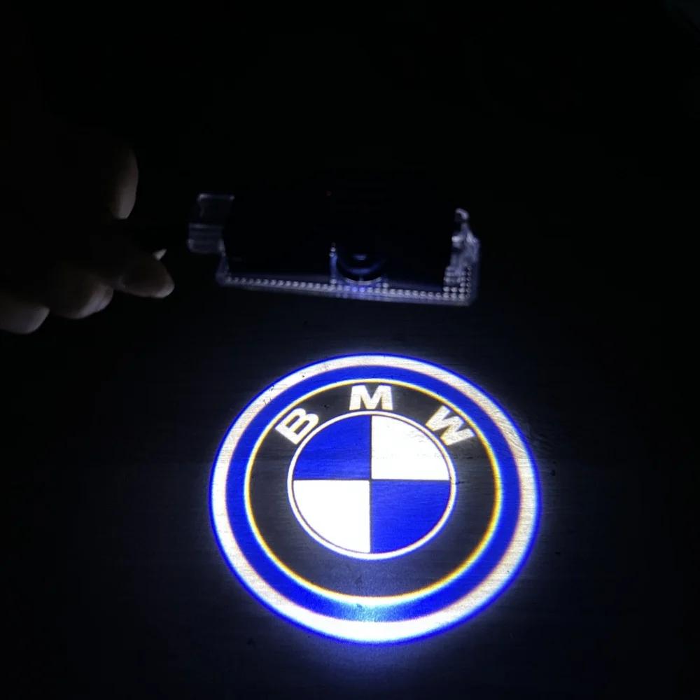 2/4pcs For old BMW E39 1999-2006 x5 x52 e53 1995-20025 28 i 1998 z8 Car door Led lamp laser projector welcome ghost lamp.