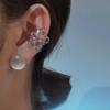 earless magnetic suction circle earrings ins wind simple and fashionable temperament earclips, personalized design versatile earrings