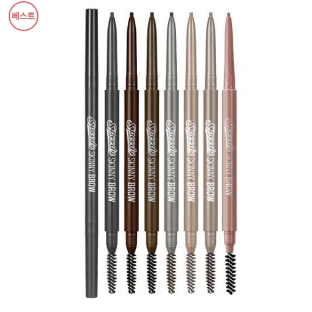 Peripera Speedy Skinny Brow Pencil – Ultra-Thin 1.5mm, 7 Natural Shades