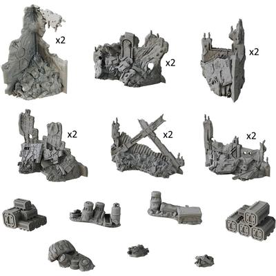 TerrainCrate Ruines de Deadzone Miniature