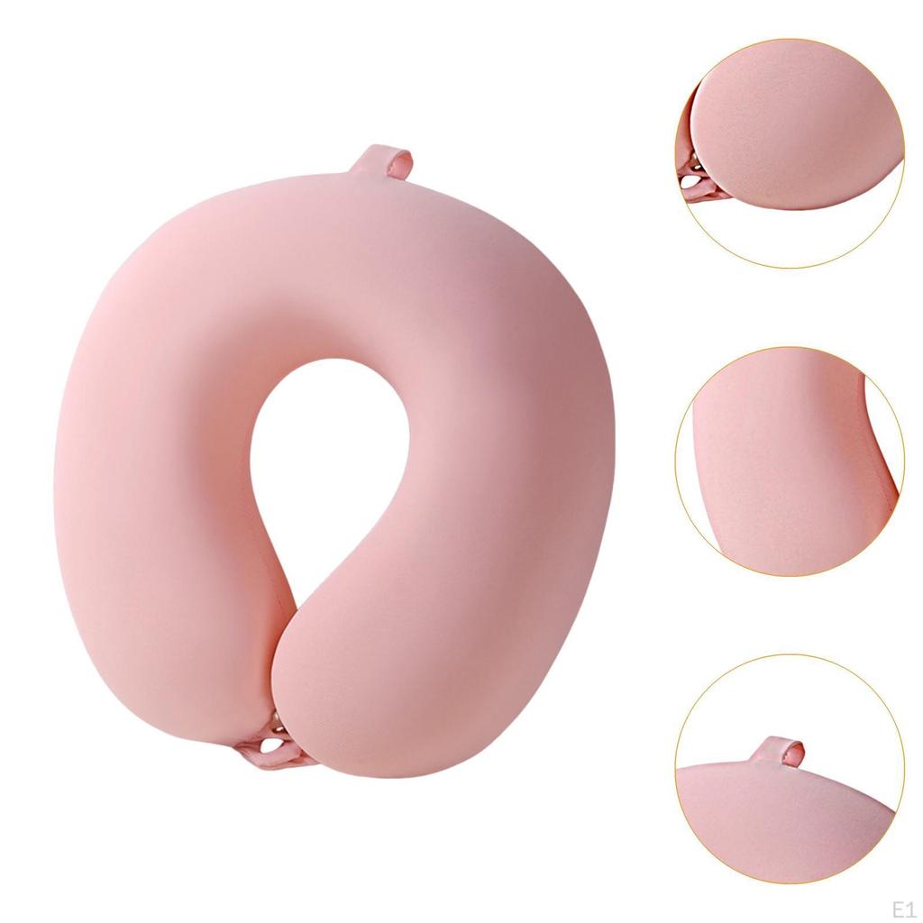 Podróżna poduszka pod kark z pianki memory Ergonomiczny kształt na podróż pociągiem lub autobusem Poszewka zapinana na zamek