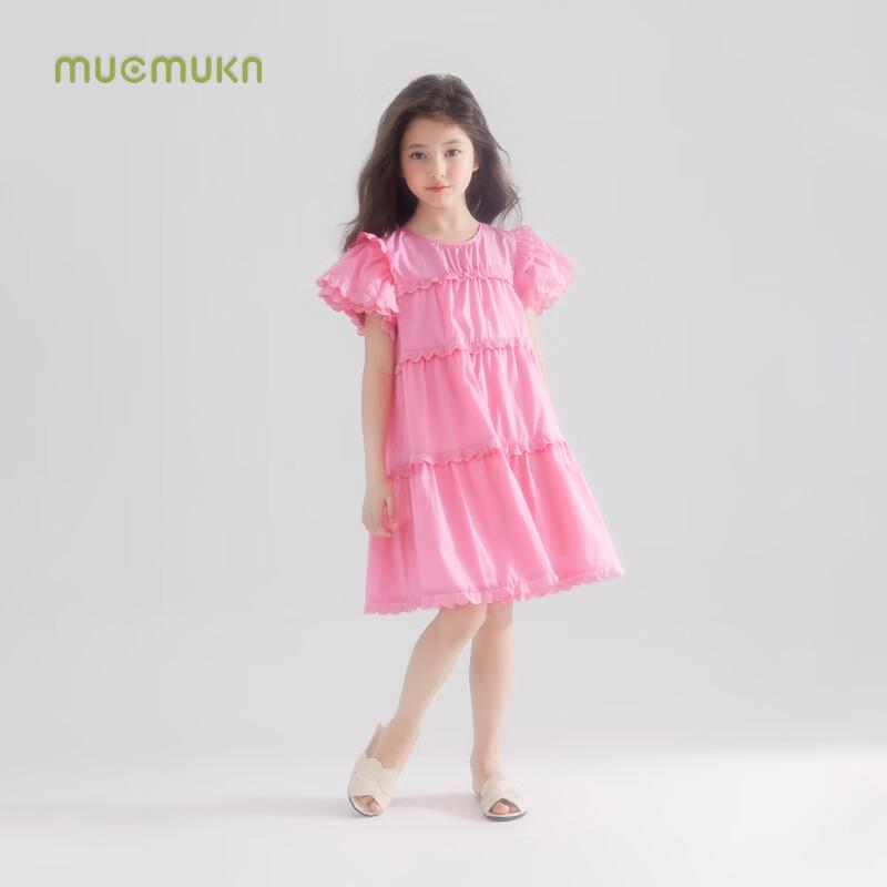 Mucmukn Girls' Tencel Cool Cotton Princess Dress
