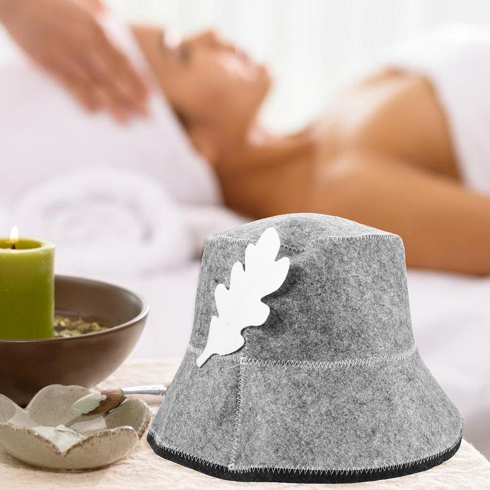 Soft Felt Hat Grey Water Absorbent Hat Reasonably Designed Size Simple And Elegant Design Smooth And User-friendly For Braids
