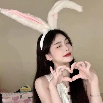 1 Pieza Diadema de Conejo de Navidad con Orejas Largas para Mujer: Cosplay Conejita Linda Y Divertida Diadema Accesorio