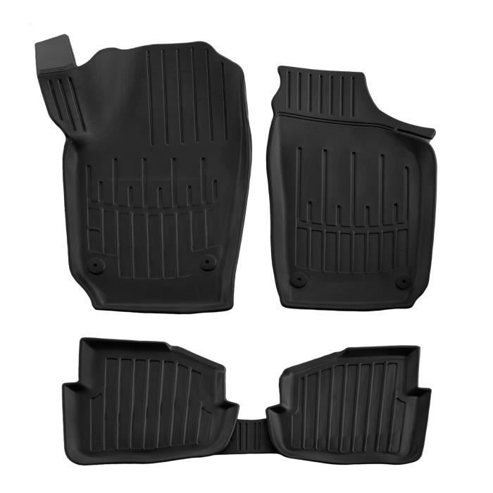 Tapis de sol 3D - SCOUTT - Skoda Fabia 1999-2007 - Caoutchouc TPE - Résistant à l'eau - Sur mesure
