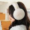 Fluffy Winter Ear Warmers – Foldable Faux Fur Earmuff, 5 Colors, From Korea