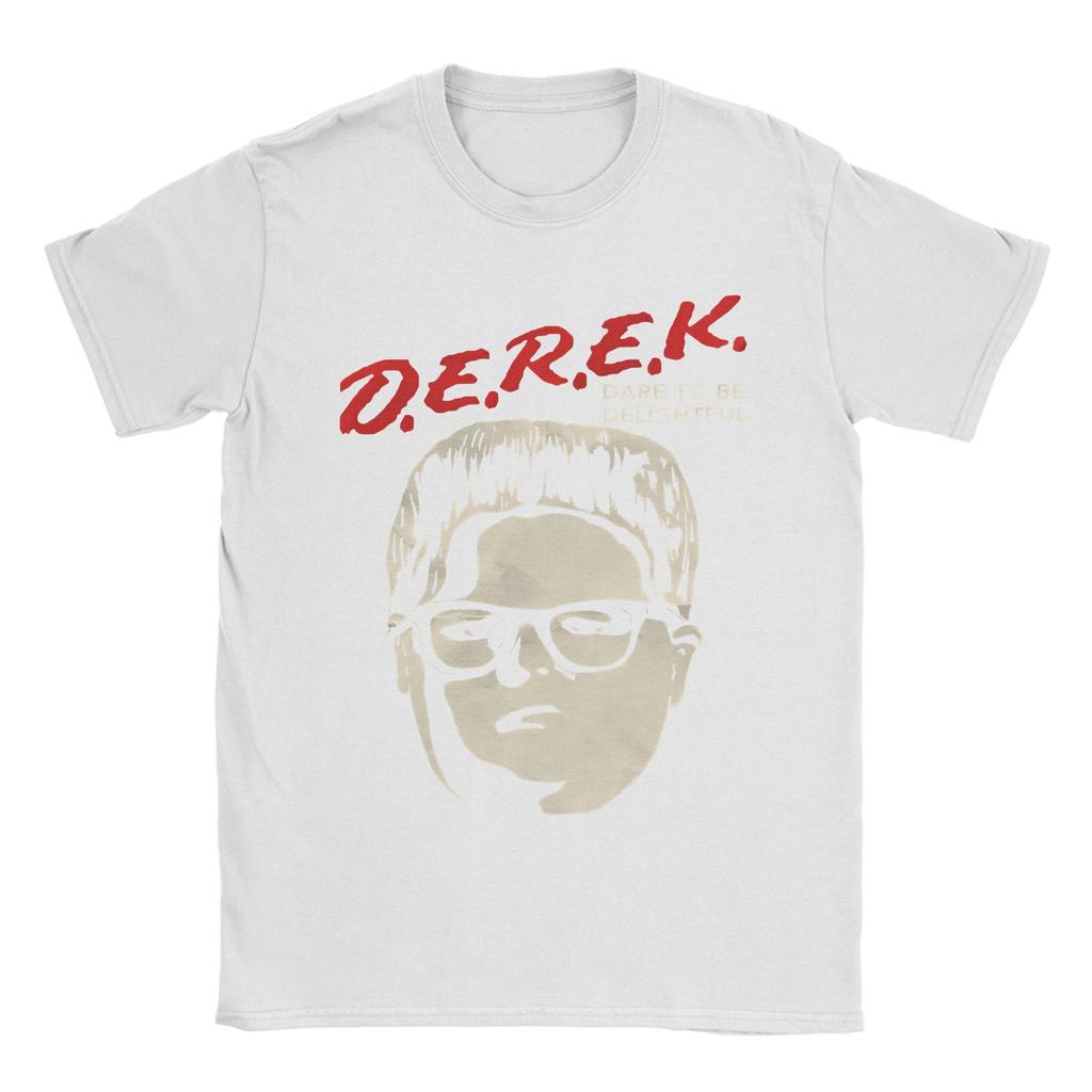Dare to Be Delightful Derek TShirt Unisex Women Vintage 100 Cotton Tee Shirt Round Collar Short Sleeve T Shirt Graphic Tops