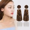 Suijue Jewelry Dongdaemun Earrings, Acrylic, Geometric Shell Pattern Earrings Women