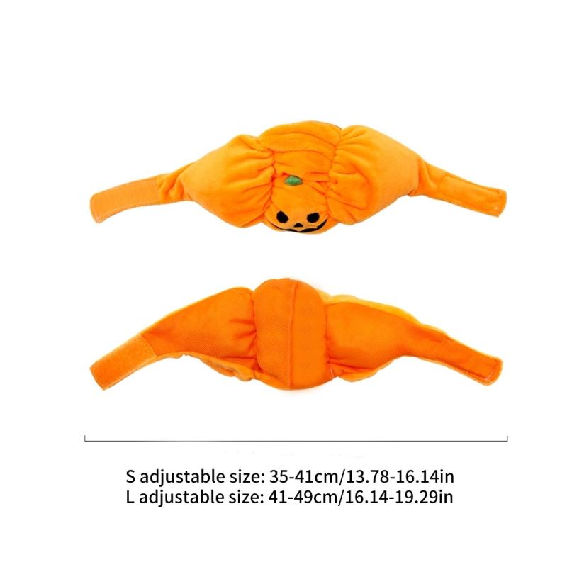 Cats Halloween Decorative Hat Soft Comfortable Pet Hat Soft Pet Pumpkins Hat for Photo And Parties