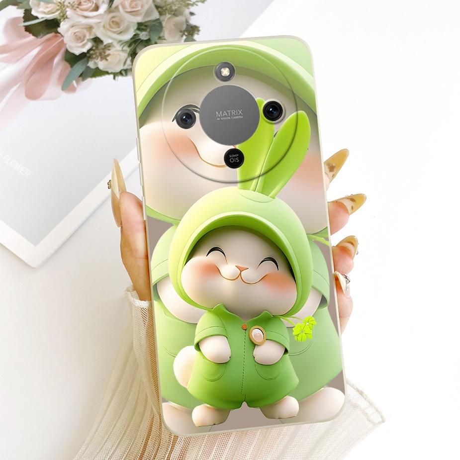For Honor X9d Case Magic8 Lite Cute Fashion Cartoon Cover Soft TPU Phone Case For Honor Magic 8 Lite X 70 HonorX9d HonorX70 Bags