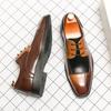 Men’s Dress Shoes British Style Fashion Slip On Loafers Men Big Size 48 Man Brogue Shoes Classic Business Shoes Casual Formal Le