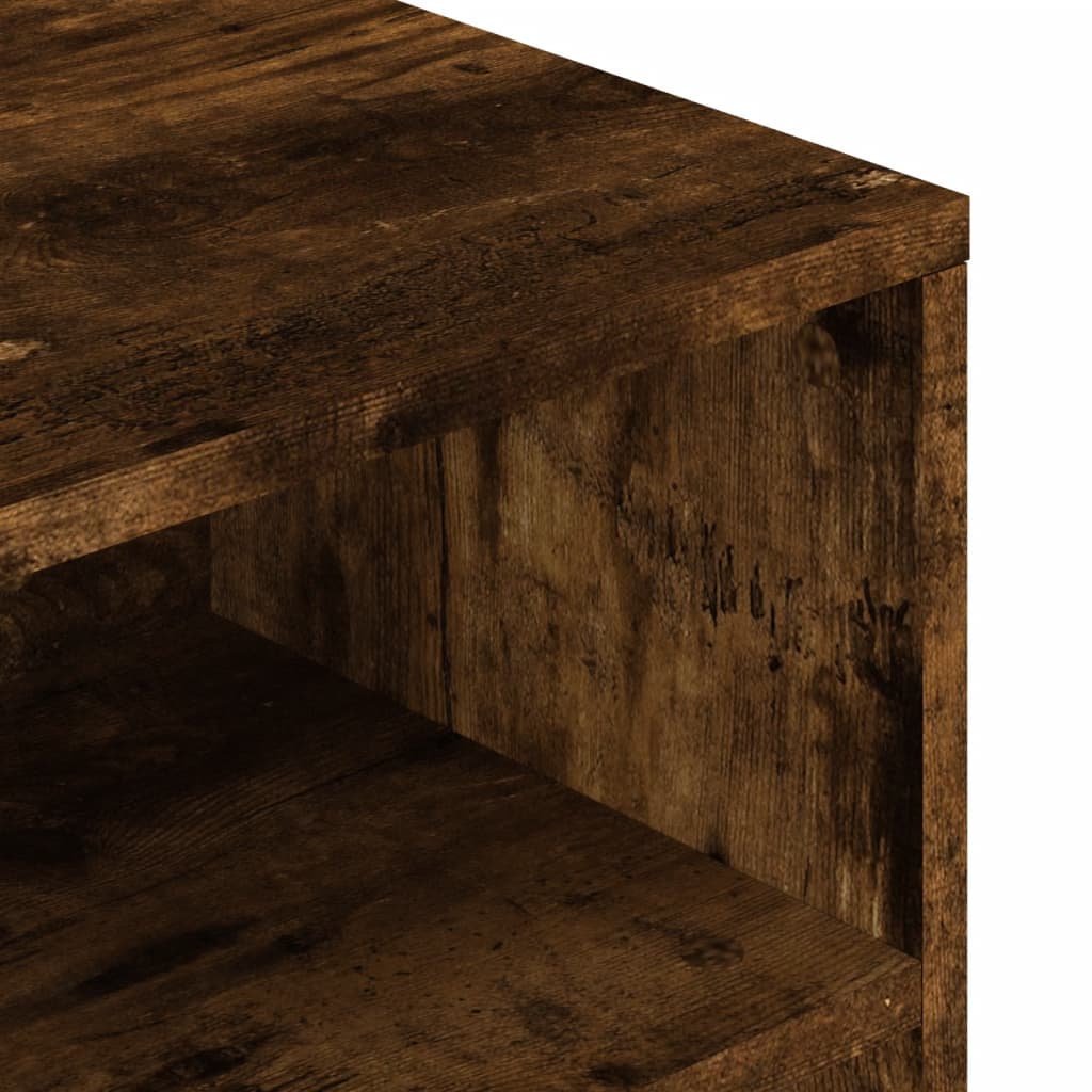 Coffee Table Smoked Oak 90x55x42.5 cm Particleboard