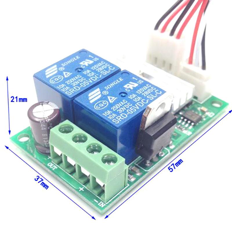 DC 6V 12V 24V Pwm DC Controller de viteză a motorului Comutator înainte și înapoi