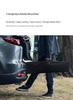 Enhanced Black Backlight Outdoor Projection Screen with Dual Floor Stands - Portable HD Home Projector Screen