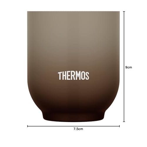 Thermos Vacuum Insulated Cup 300ml Brown Hot Water JDT-300 BW