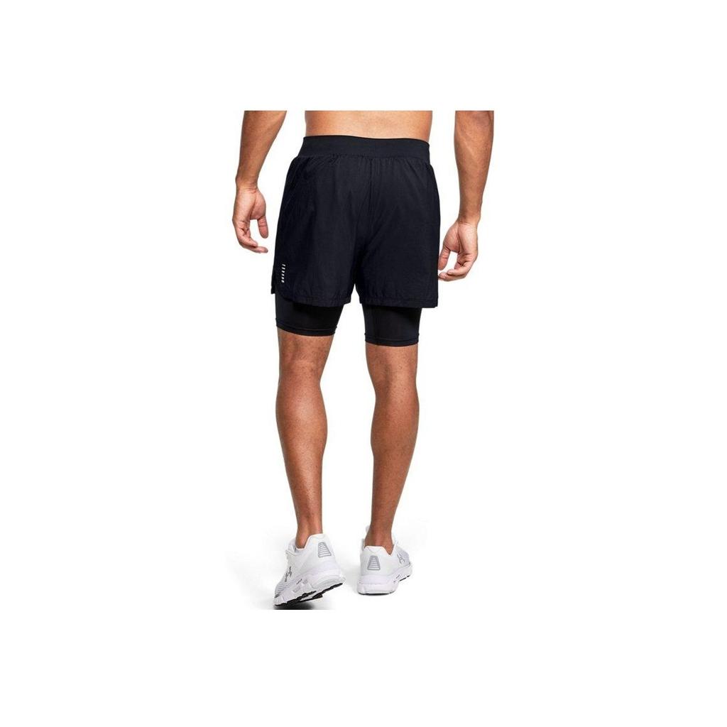 Under Armour Speedpocket Running Shorts Men Bottoms Black 1355449-001