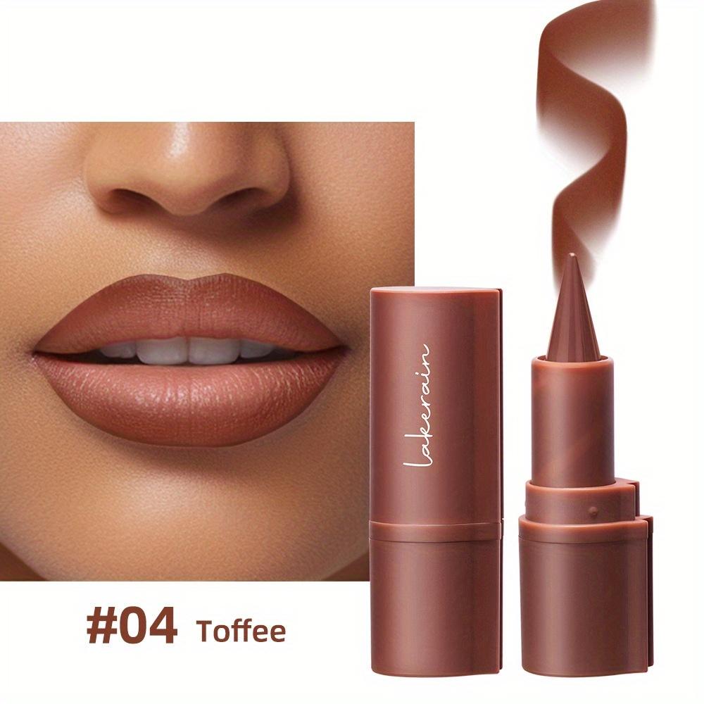 Lip Liner Pencil Purple Brown Pointed Head Lipliner Waterproof Non Sticky Matte Lipstick Gradient Lip Contouring Stick