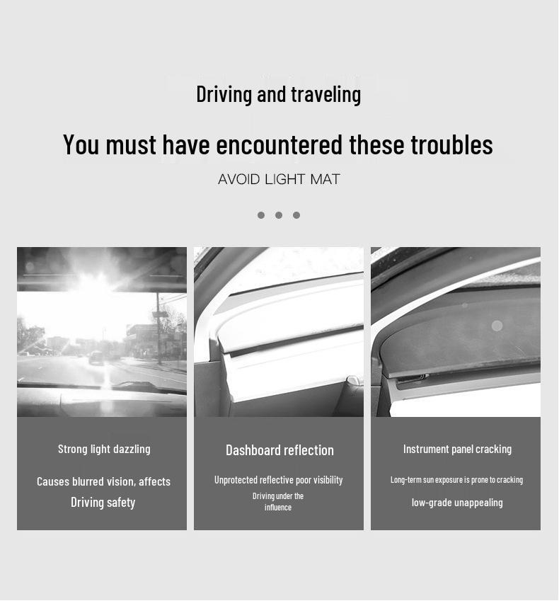 Universal Tesla Model 3/Y/YL Sunshade for Dashboard and Center Console