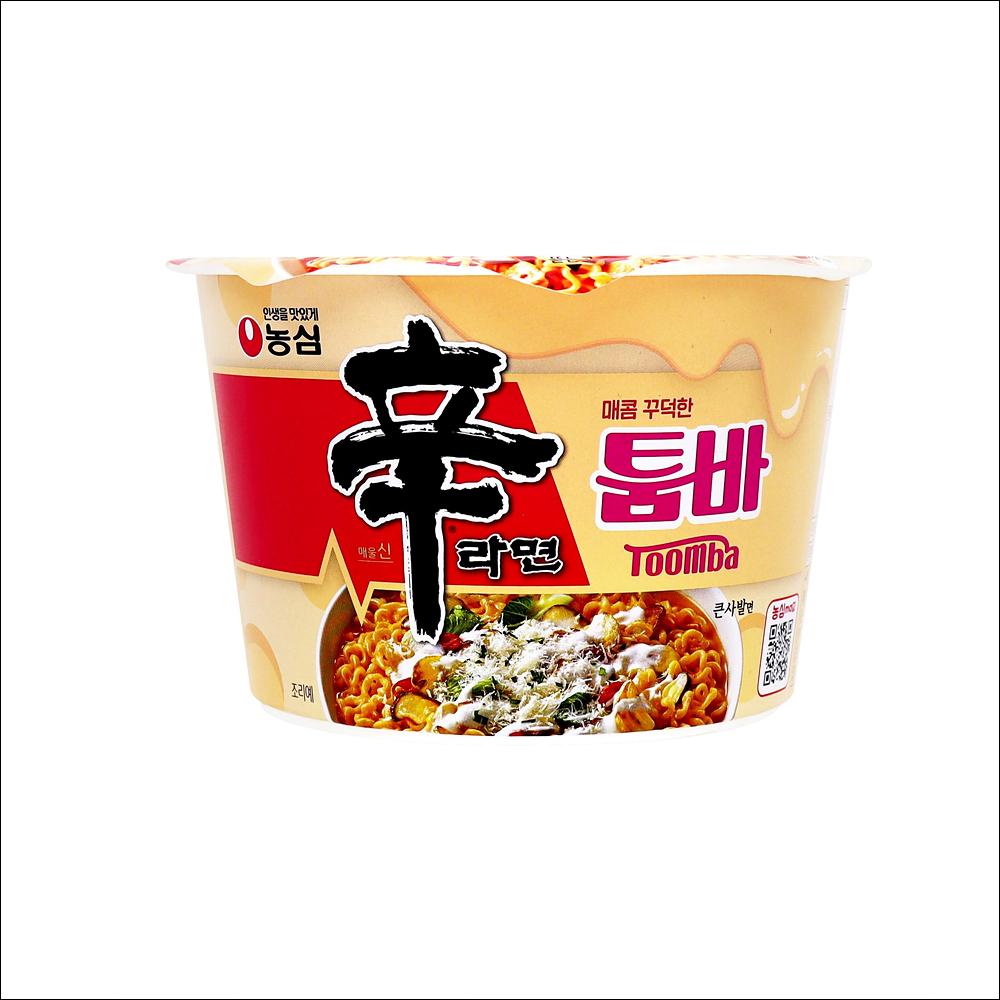 Nongshim Shin Ramyun Toomba (Creamy & Spicy) 113g x 6 Cups (Bulk Pack)
