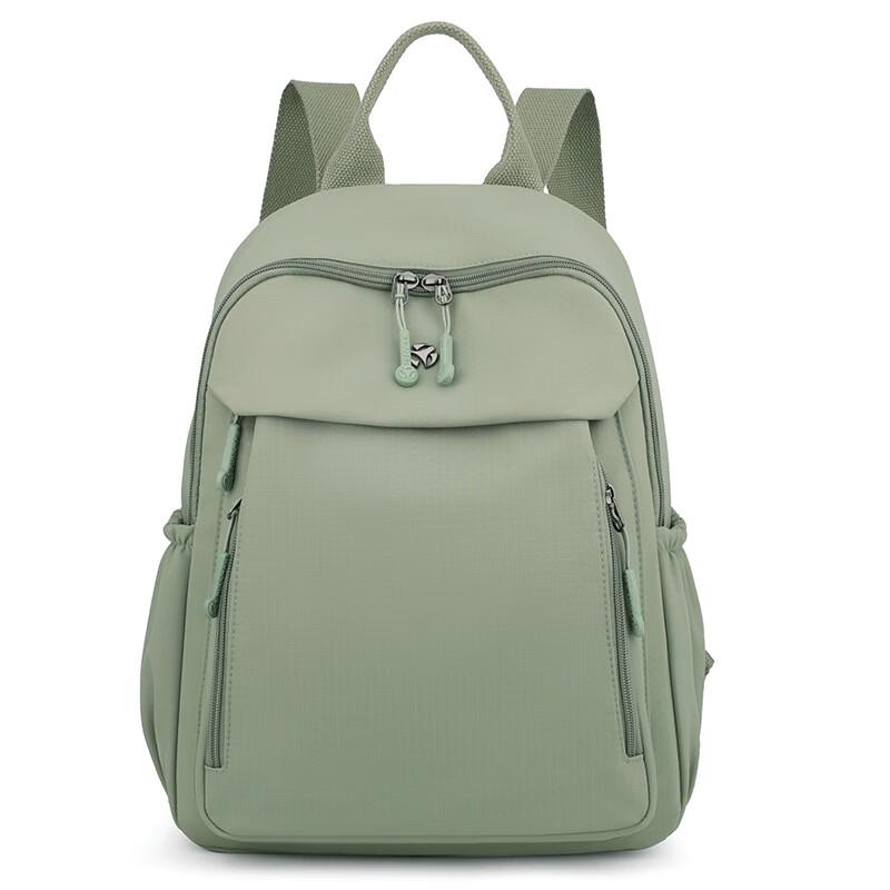 Li Shen Simple Solid Color Casual Backpack