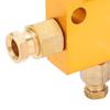 Langlebiger TK-Typ Öldosierer Messingmaterial 4 mm Ausgang Schmiersystem 6 mm Eingang Kolbenverteiler Industriemaschinen