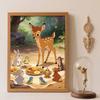 Diamond Painting Kit Unframed Bambi & Friends Picnic Classic Style Home Decor Craft, Perfect Gift Idea