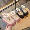 Children's Snow Boots 2025 Winter Cold-proof Boys' Thickened Velvet Shoes Girls' Short Boots Bread Shoes Baby Cotton Shoes